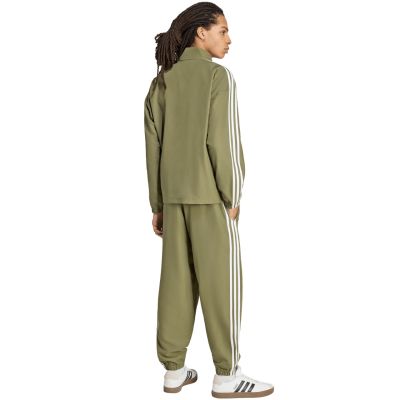 5. Herren-Trainingsanzug adidas 3-Stripes Woven oliv KY2300