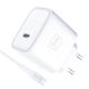 14. 3mk Rayo Ladegerät 20W PD3.0 PPS USB-C Wandladegerät + USB-C / USB-C 3A 60W Kabel - Weiß