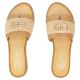 5. Beigefarbene Damen-Strand-Flip-Flops Filippo DK7899