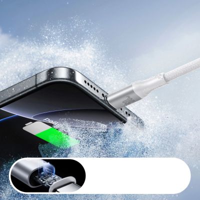 6. Joyroom S-A28 Blitzgerät, 60 W, USB-C – USB-C-Kabel, 1 m – Weiß