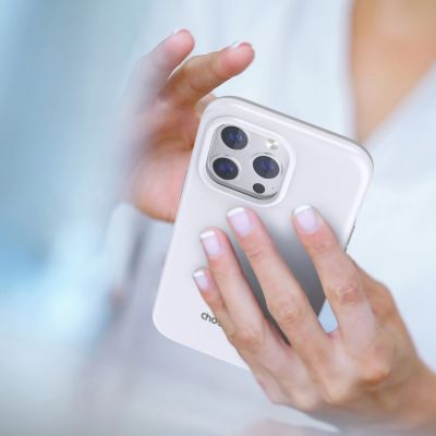 6. Choetech MFM Anti-Drop Case Cover für iPhone 13 Pro Max weiß (PC0114-MFM-WH)