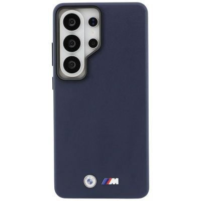 3. BMW M Metal Logo MagSafe Hülle für Samsung Galaxy S26 Ultra – Marineblau