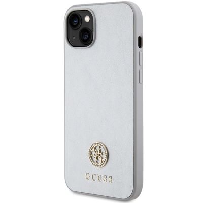 2. Guess GUHCP15MPS4DGPS iPhone 15 Plus 6,7" Silber/Silber Hardcase Strass Metall Logo