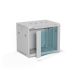 7. ALANTEC Wandschrank 19" 9U 600x450, Glastür, grau, montiert (SW-9U-600-450-01-SA)