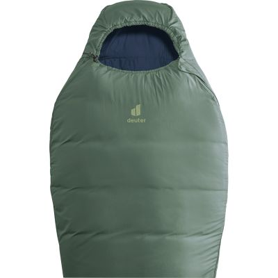 3. Deuter Orbit EL +5C/41F Mumienschlafsack für Erwachsene, Material: Polyethylensulfon (PES), Ripstop, Grün