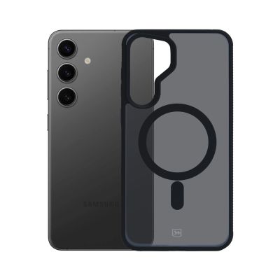 3. 3mk Smoke MagCase Hülle mit MagSafe für Samsung Galaxy S24 – durchscheinend