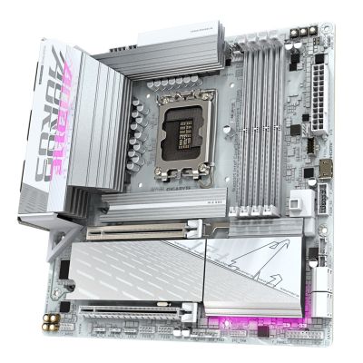 4. GIGABYTE B860M AORUS ELITE WF6E ICE Intel B860 LGA 1851 (Sockel V1) Micro-ATX