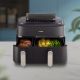 2. Philips Fritteuse der Serie 5000 NA551/00, Doppelfritteuse, 9 l, autonom, 2750 W, Heißluftfritteuse, Schwarz/Silber