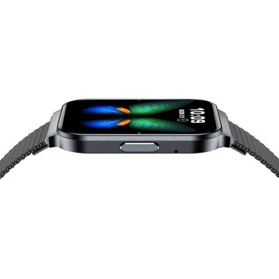 12. Smartwatch Gravity Schwarzes Armband + Armband GT44-5