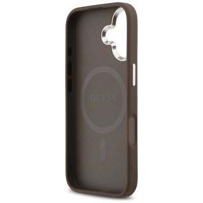 7. Guess 4G Classic Logo MagSafe Hülle für iPhone 17 - Braun