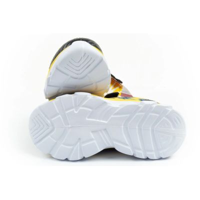 9. Leomil Kinder-Sportschuhe Pokémon-Sneaker, leicht, mit Klettverschluss und LED-Beleuchtung, schwarz-gelb