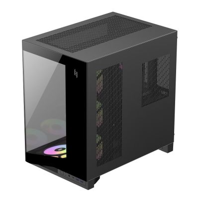 13. GameMax NEX C56 BK Midi-Tower-Computer-Sicherheits- und Halterungssystem Schwarz