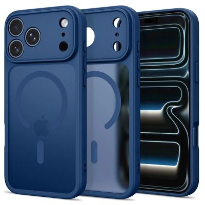 Tech-Protect BasicMag MagSafe Hülle für iPhone 17 Pro Max / 18 Pro Max – Dunkelblau matt
