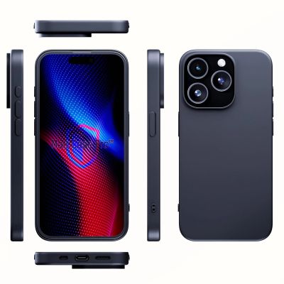 8. 3mk Matt Case Pro für Apple iPhone 15 Pro – Mattschwarz