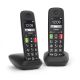 Gigaset E290 Duo - Schnurloses DECT-Telefon schwarz