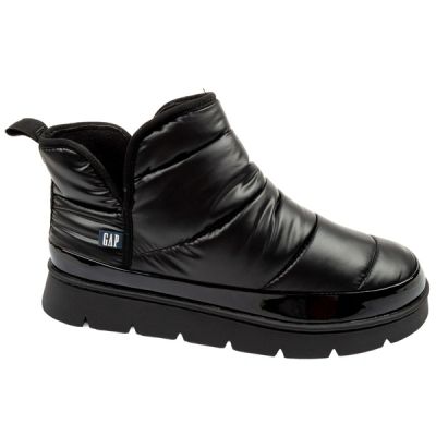 GAP Damenschuhe Alabama Winterstiefeletten Schwarz Slip-On