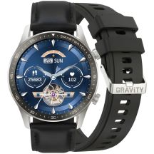 Smartwatch Gravity Silver 2 Armbänder GT10-7