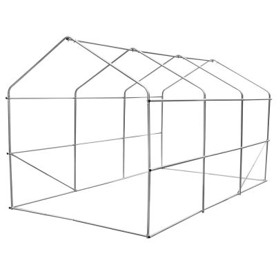 48. Gewächshaus-Gartentunnel 200x350x200CM PE-Grünstahlkonstruktion