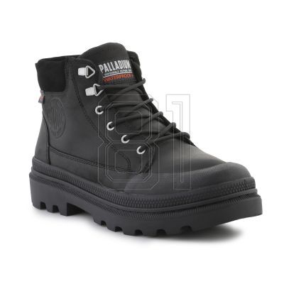 2. Palladium Pallatroopercuff Wp+ M 04365-008-M Schwarze Schuhe