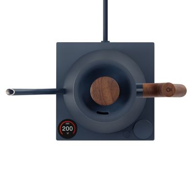 3. Fellow Stagg EKG PRO 900ml Wasserkocher in Steinblau mit Walnussgriff