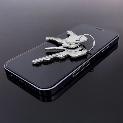 6. 2 Stück Vollbild-Hartglas mit Rahmen, hüllenfreundlich, Wozinsky Full Glue iPhone 15 – Schwarz