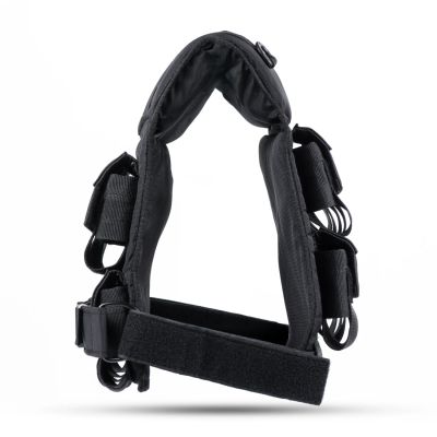 6. 20 kg schwere Trainingsweste mit Seilzügen W20B | DBX Bushido