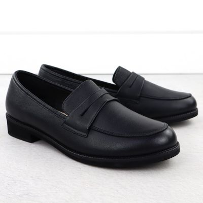 3. Damen-Lederloafer in Schwarz Sergio Leone MK25112-S