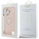 8. Guess IML Metal Glitter 4G Circle Triangle MagSafe Hülle für iPhone 16 - Pink
