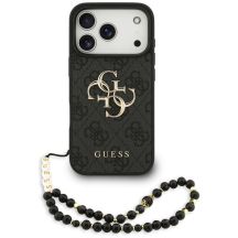 Guess 4G Strap 4G Classic Logo Hülle für iPhone 17 Pro - Schwarz