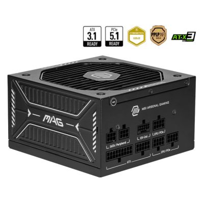 MSI MAG A650GLS PCIE5 Netzteilmodul 650W 24-Pin ATX Schwarz