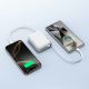 6. Joyroom JR-PBF27 Pro 10000mAh 30W Powerbank mit integriertem USB-C-Kabel und zusätzlichem bidirektionalem USB-C-auf Lightning Kabel – Weiß