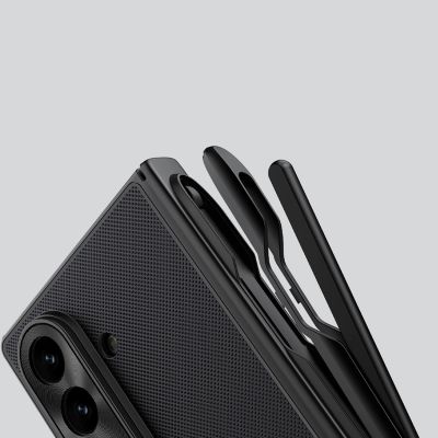 9. Nillkin Super Frosted Shield Fold Magnetische Schutzhülle für Samsung Galaxy Z Fold 7, MagSafe-kompatibel, mit S Pen Space – Schwarz