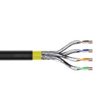 DIGITUS Erdverlegekabel Cat7a S/FTP Ring 50m schw AWG 22/1