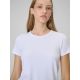 4. Damen-T-Shirt, schmal geschnitten, einfarbig, Größe 4F 4FRAW25TTSHF3623-10S