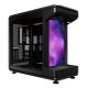 Cooler Master MasterFrame 360 STAGE LCD Full Tower Schwarz, Transparent