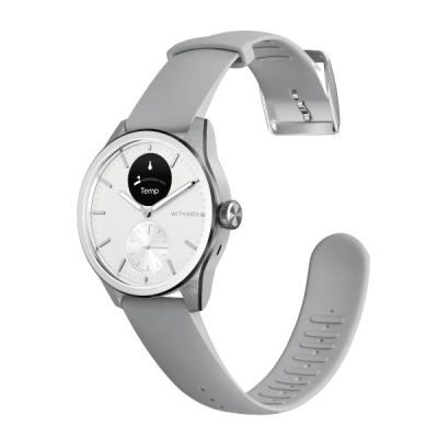 Withings Scanwatch 2 mit EKG, Herzfrequenz, SPO2, Aktivitäts- und Schlaf-Tracking (42 mm, weiß)