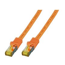 EFB RJ45 Patchkabel. S/FTP Kat. 6A LSZH Kat. 7 Rohk. 20,00 m orange