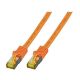 EFB RJ45 Patchkabel. S/FTP Kat. 6A LSZH Kat. 7 Rohk. 20,00 m orange