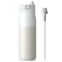LARQ Bottle Swig Top – Thermoflasche mit Strohhalm 680 ml (Granite White)