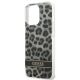 6. Guess GUHCP13LHSLEOK iPhone 13 Pro / 13 6.1" grau/graues Hardcase Leopard