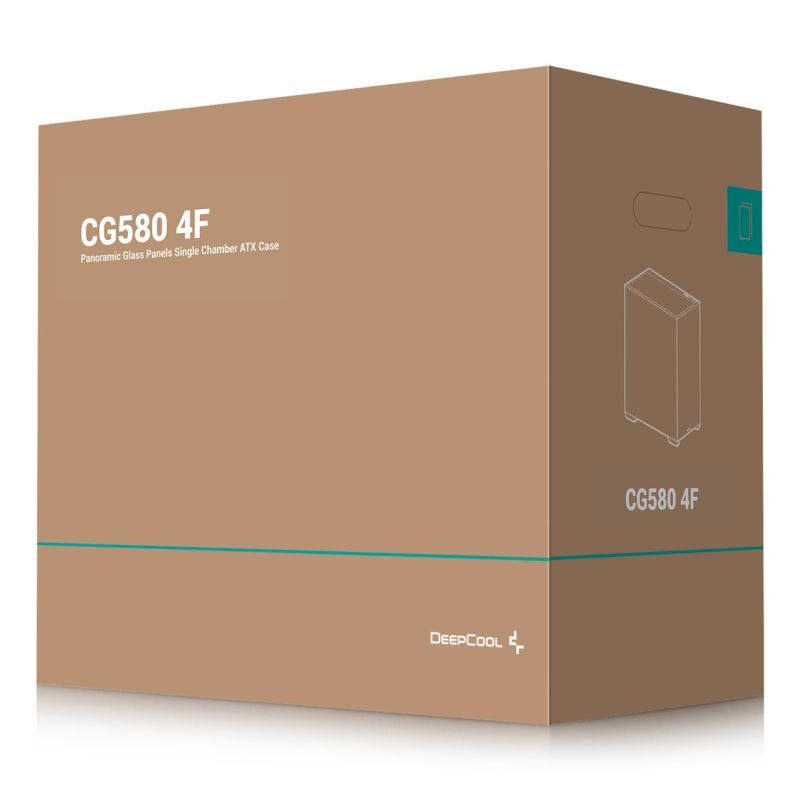 28. DeepCool CG580 4F R-CG580-BKADA4-G-1 Midi-Tower-Gehäuse Schwarz