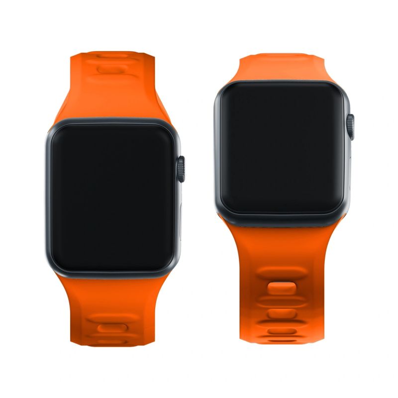 6. 3mk Silikon- Watch für Apple Watch 38/40/41 mm – Orange