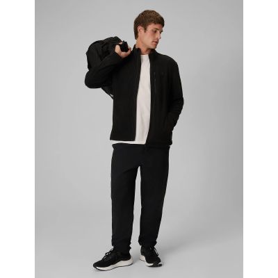 4. Herren-Fleecejacke in Standardgröße mit Stehkragen 4F 4FRAW26TFLEM542-20S