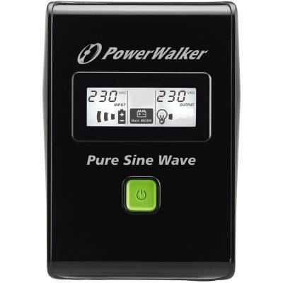 8. USV POWER WALKER VI 600 SW FR (600 VA) 0,6 kVA 360 W 2 x Netzsteckdose