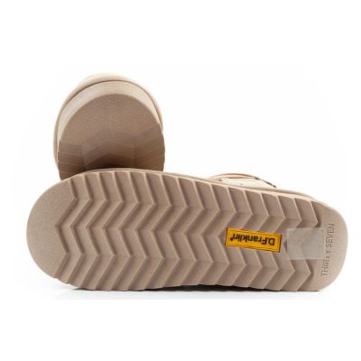 9. D.Franklin Damen Winter Schneestiefel Modische isolierte goldene Stiefeletten