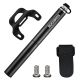 Rockbros JG-PB-004 Leichtbau-Fahrradpumpe mit Manometer – schwarz