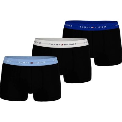Tommy Hilfiger 3er-Pack Herren-Boxershorts, schwarz, Baumwolle, bequem