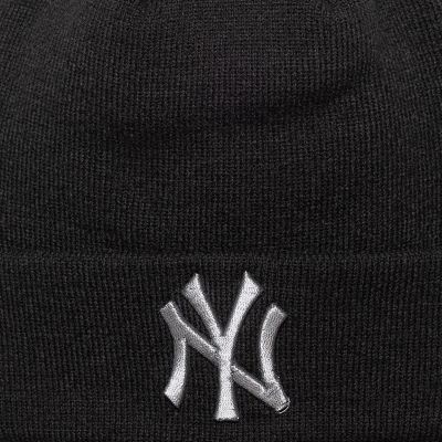 3. New Era Metallic Beanie New York Yankees Mütze 60691271 Schwarz One Size