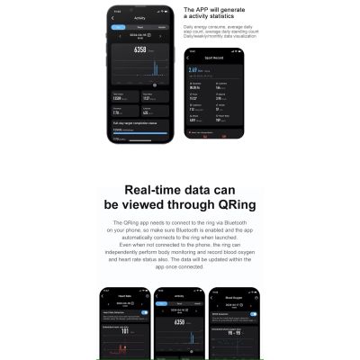 6. Smart Ring RUBICON R6 Gold GRÖSSE-8(US) SMARUB320