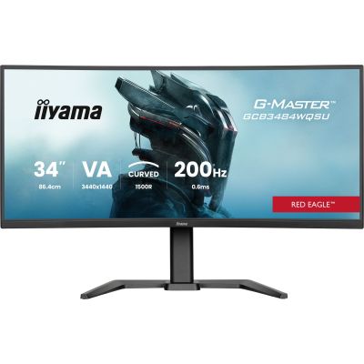 3. iiyama G-MASTER GCB3484WQSU-B2 34-Zoll-Profi-Gaming-Monitor (86,4 cm / 34 Zoll, 0,4 ms, VA-LCD, 3440 x 1440 Pixel, UltraWide Quad HD, Schwarz)